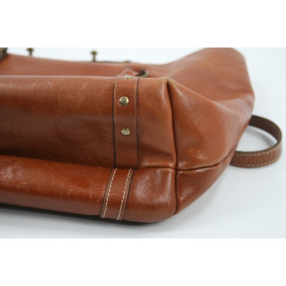 Patricia Nash Leather Tote Bag Studded Accents Shoulder Bag Large - Picture 14 of 15